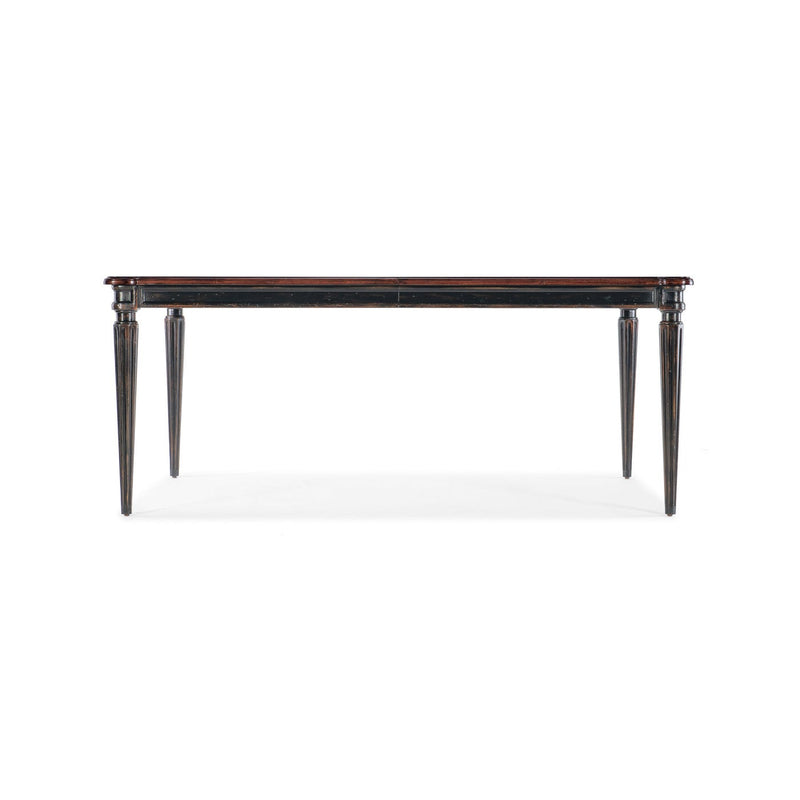 Charleston Rectangle Leg Dining Table w-2-22in Leaves