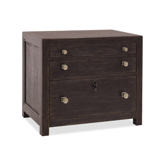Driftwood Three Drawer Chest - Burnt Timber