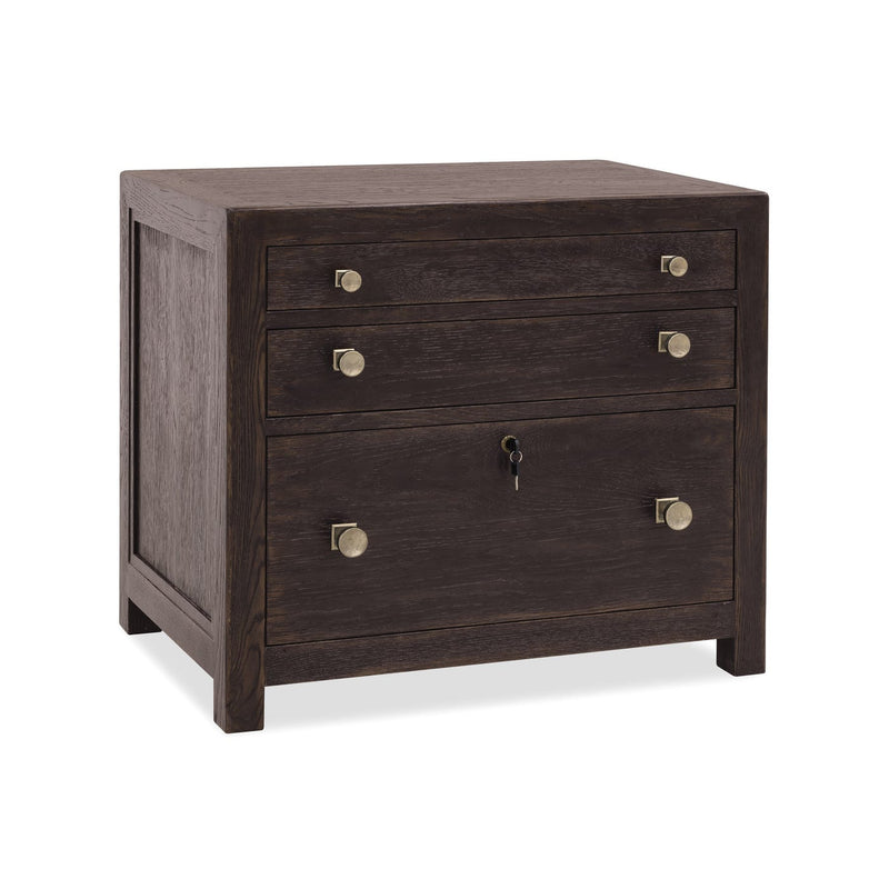 Driftwood Three Drawer Chest - Burnt Timber