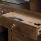 Driftwood Executive Desk - Worn Saddle