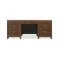 Driftwood Executive Desk - Worn Saddle