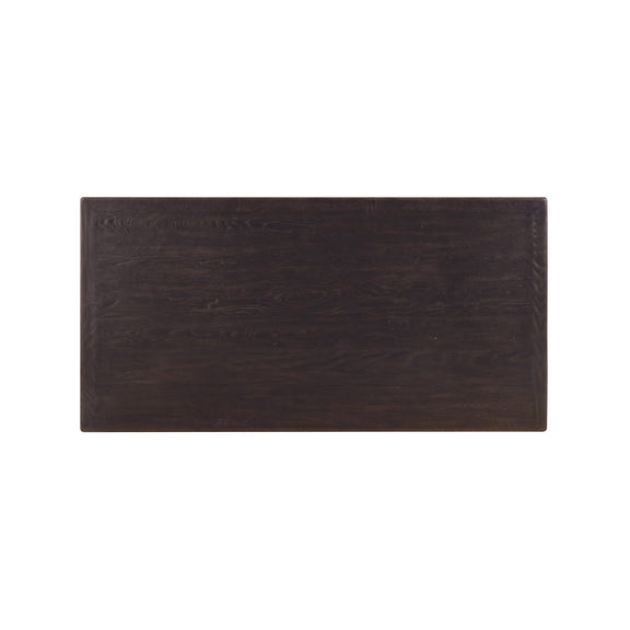 Driftwood Executive Desk - Burnt Timber