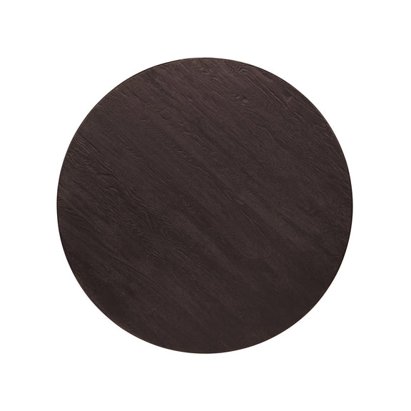 Driftwood 72in Round Dining Table - Burnt Timber