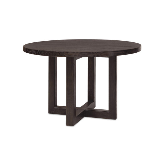 Driftwood 48in Round Dining Table - Burnt Timber