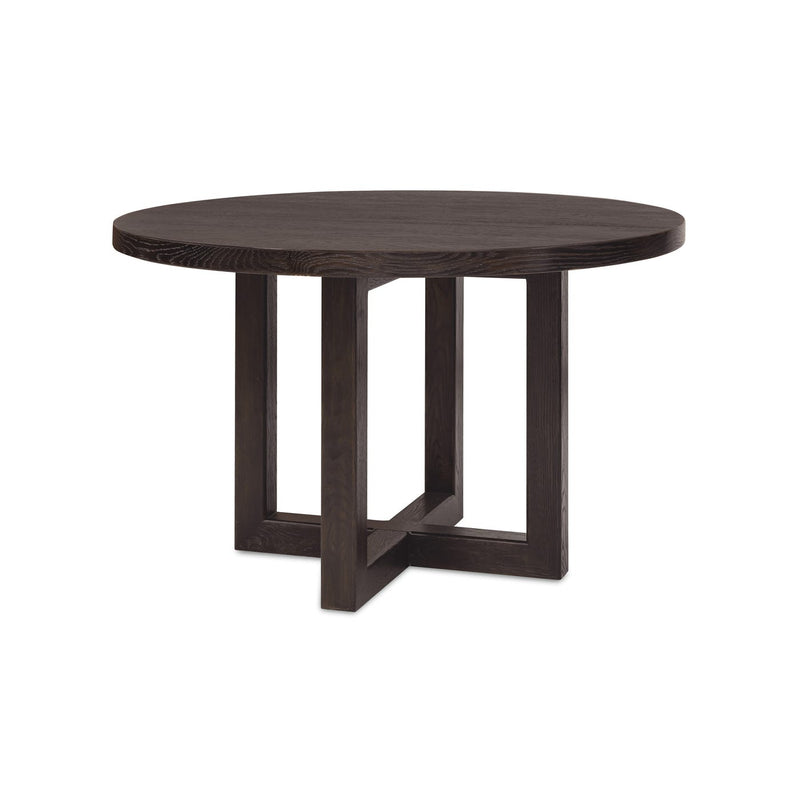 Driftwood 48in Round Dining Table - Burnt Timber