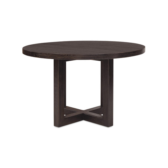 Driftwood 48in Round Dining Table - Burnt Timber