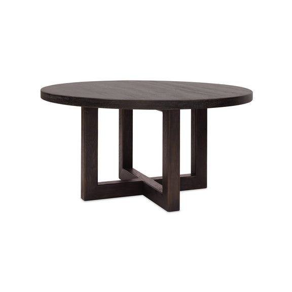 Driftwood 60in Round Dining Table - Burnt Timber