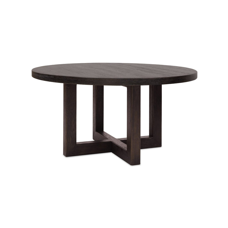 Driftwood 60in Round Dining Table - Burnt Timber
