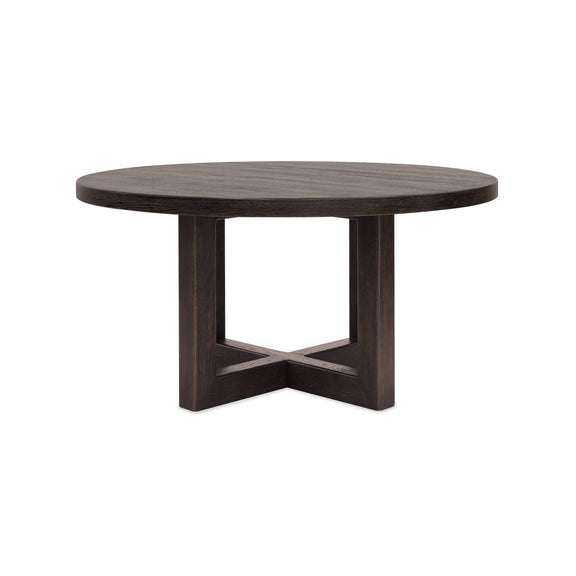 Driftwood 60in Round Dining Table - Burnt Timber
