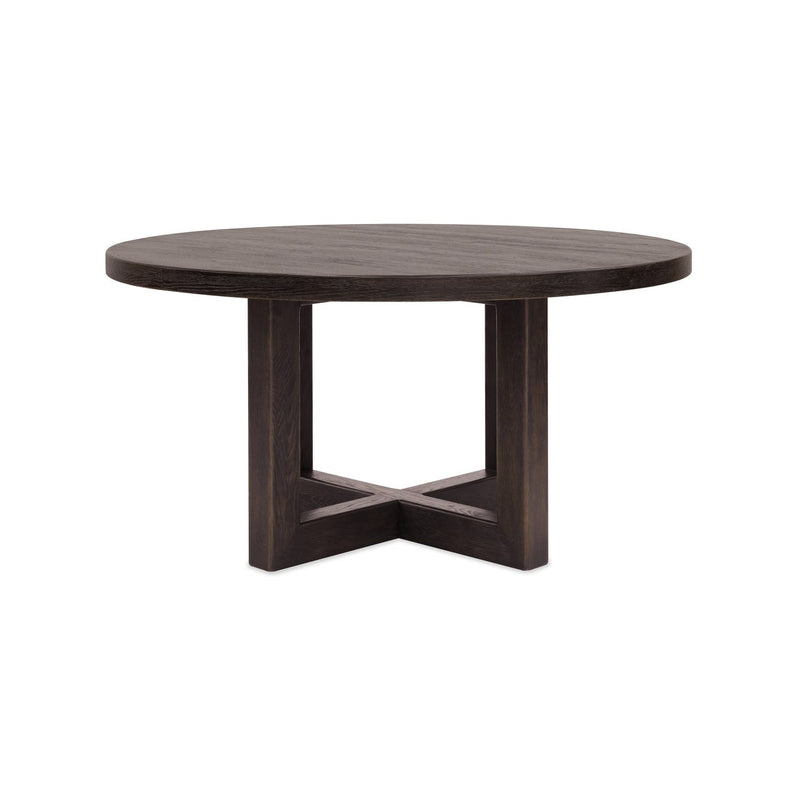 Driftwood 60in Round Dining Table - Burnt Timber