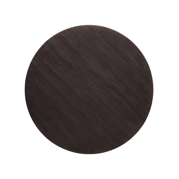 Driftwood 60in Round Dining Table - Burnt Timber