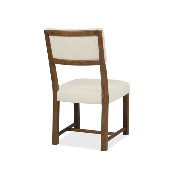 Driftwood Upholstered Side Chair - Worn Saddle