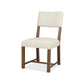Driftwood Upholstered Side Chair - Worn Saddle