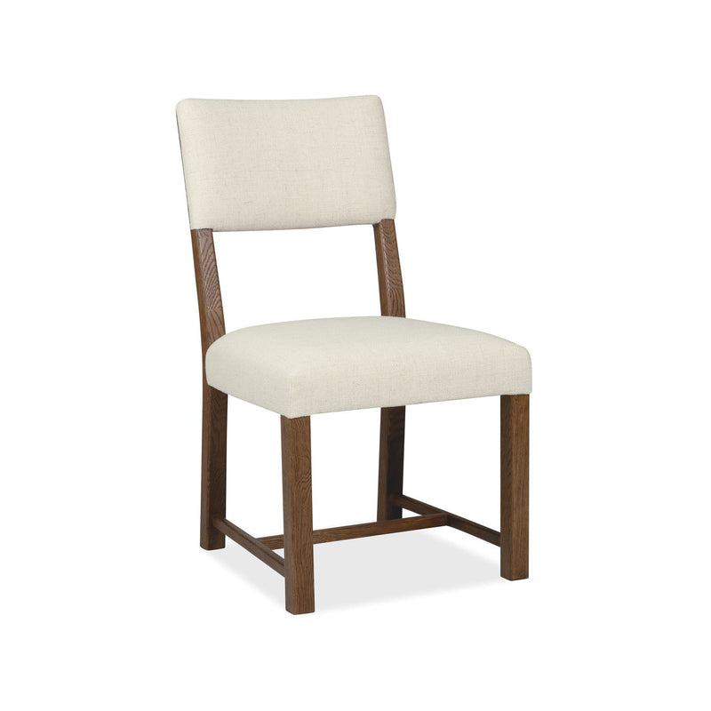 Driftwood Upholstered Side Chair - Worn Saddle