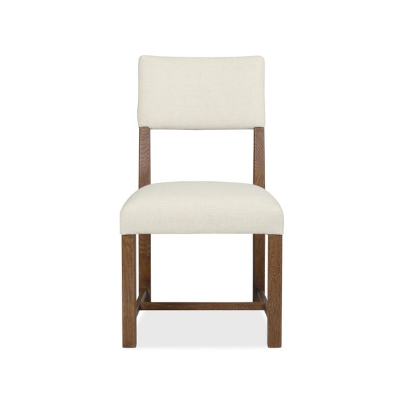 Driftwood Upholstered Side Chair - Worn Saddle