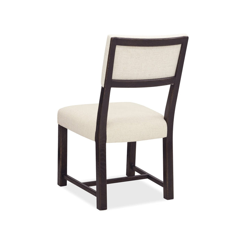 Driftwood Upholstered Side Chair - Burnt Timber
