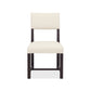 Driftwood Upholstered Side Chair - Burnt Timber