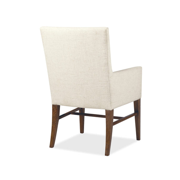 Driftwood Upholstered Arm Chair - Worn Saddle
