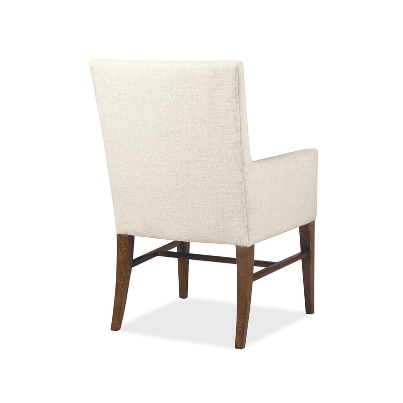 Driftwood Upholstered Arm Chair - Worn Saddle