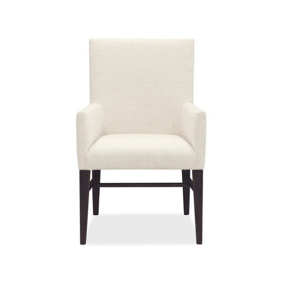 Driftwood Upholstered Arm Chair - Burnt Timber
