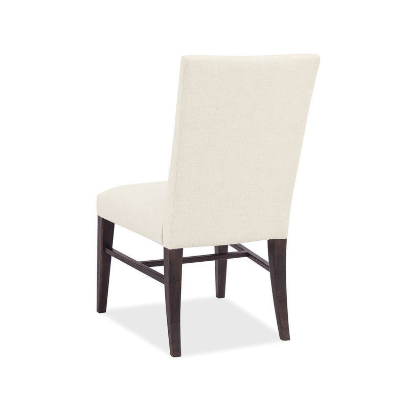 Driftwood Upholstered Side Chair - Burnt Timber