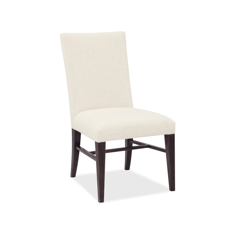 Driftwood Upholstered Side Chair - Burnt Timber