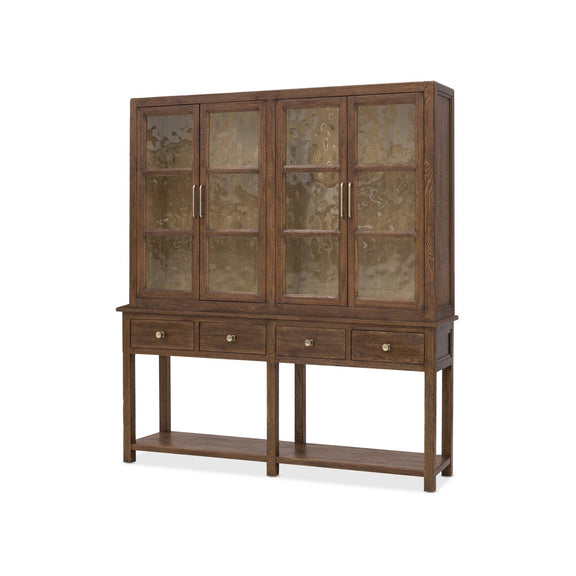 Driftwood Display Sideboard - Worn Saddle