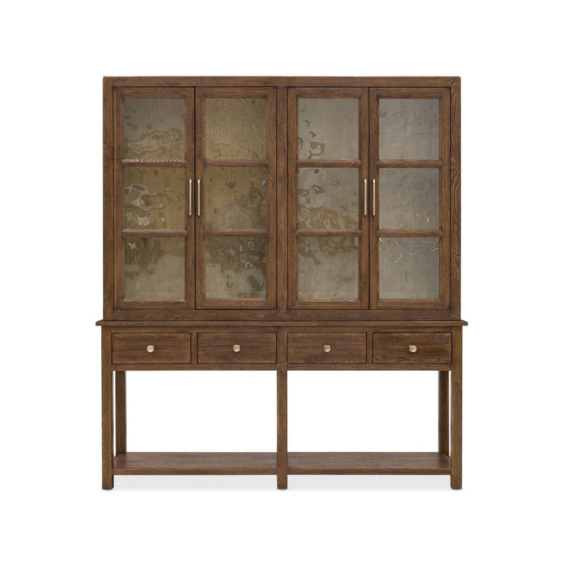 Driftwood Display Sideboard - Worn Saddle
