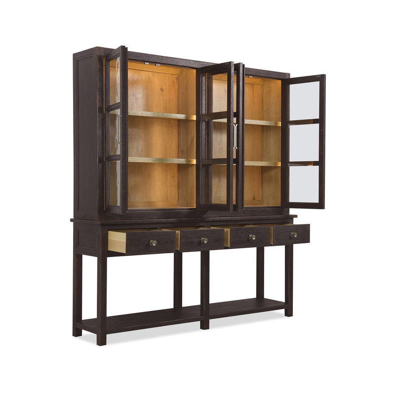 Driftwood Display Sideboard - Burnt Timber