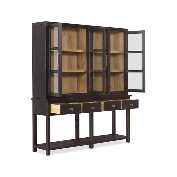 Driftwood Display Sideboard - Burnt Timber