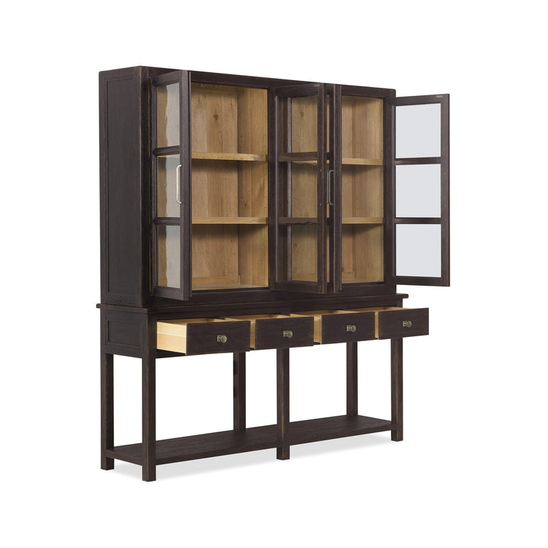 Driftwood Display Sideboard - Burnt Timber