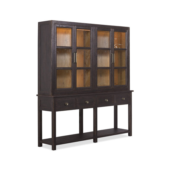 Driftwood Display Sideboard - Burnt Timber