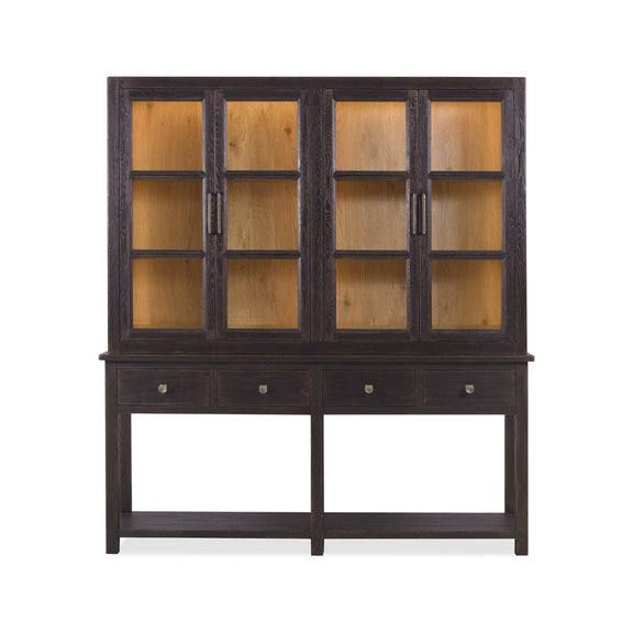 Driftwood Display Sideboard - Burnt Timber