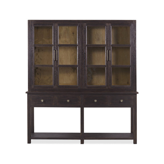 Driftwood Display Sideboard - Burnt Timber