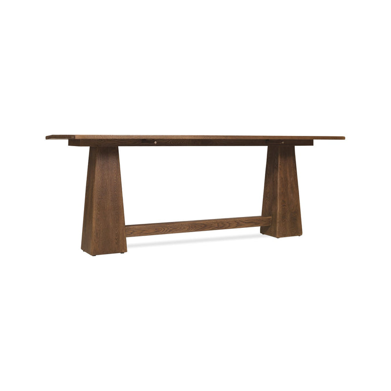 Driftwood Flip-Top Console Table - Worn Saddle