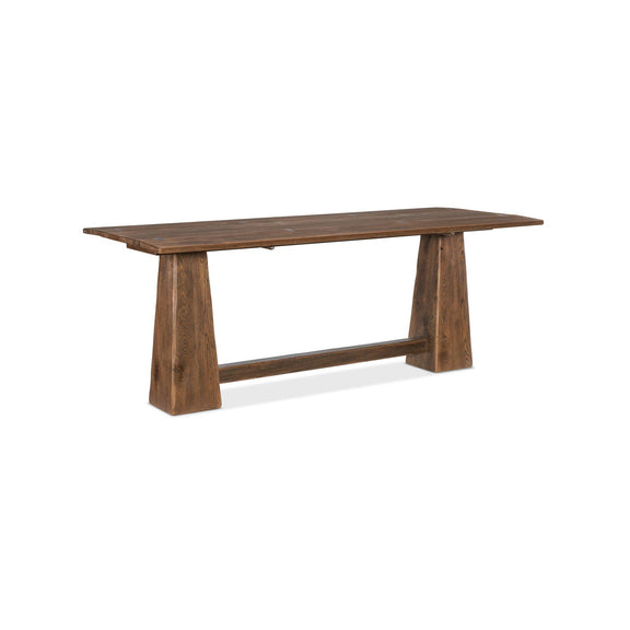 Driftwood Flip-Top Console Table - Worn Saddle