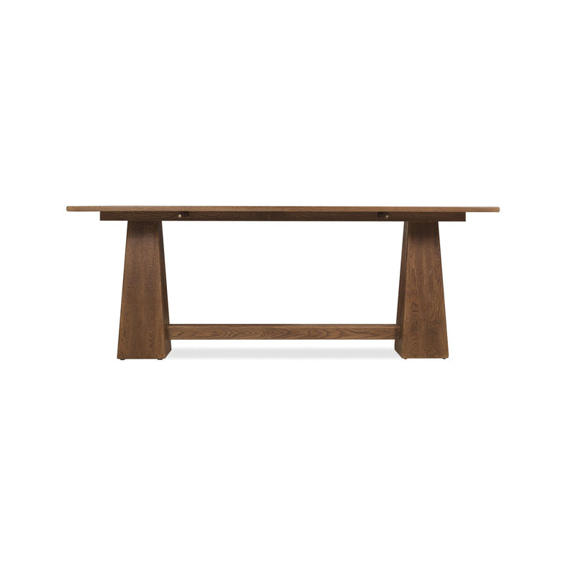 Driftwood Flip-Top Console Table - Worn Saddle