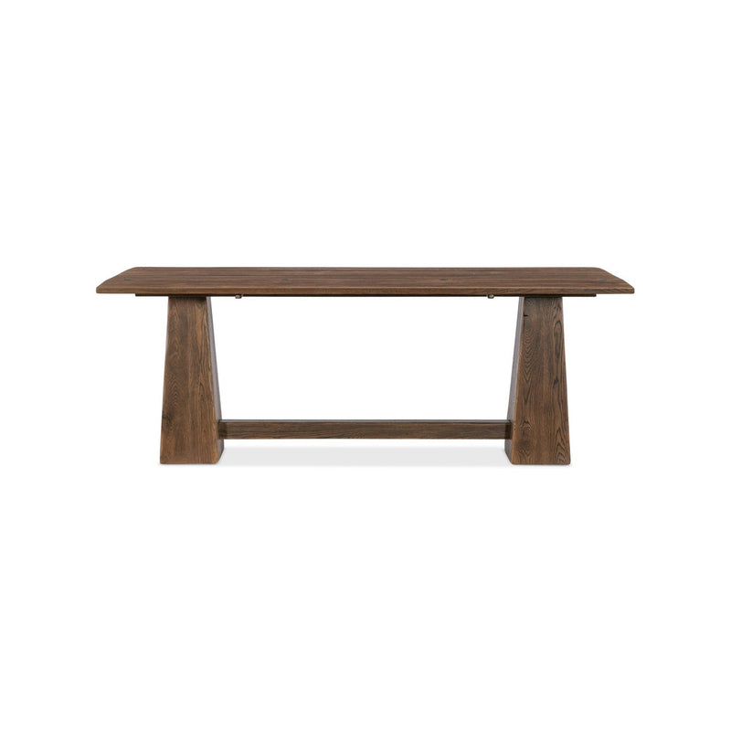 Driftwood Flip-Top Console Table - Worn Saddle