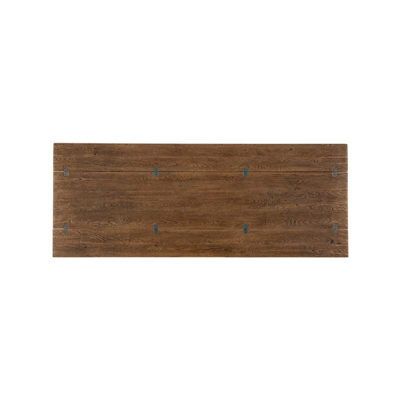 Driftwood Flip-Top Console Table - Worn Saddle