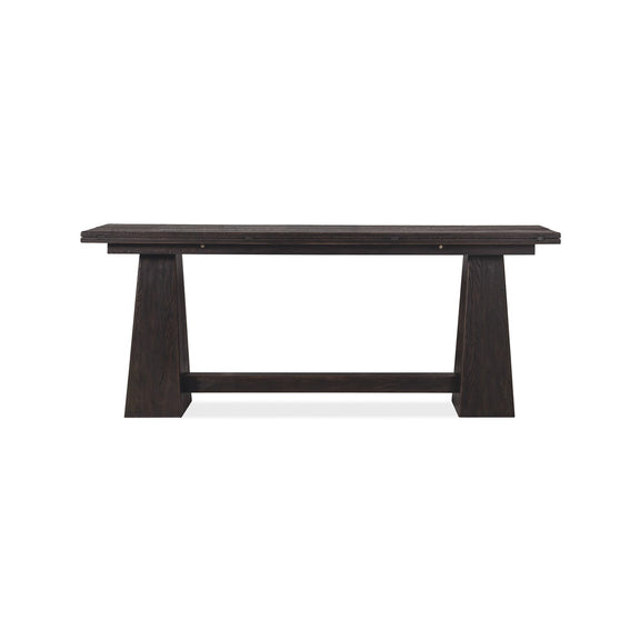 Driftwood Flip-Top Console Table - Burnt Timber
