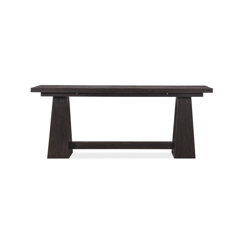 Driftwood Flip-Top Console Table - Burnt Timber