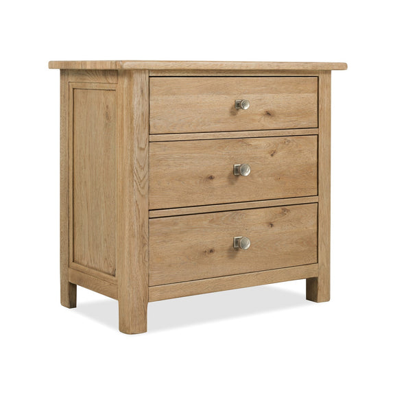 Driftwood Three-Drawer Nightstand - Buckboard