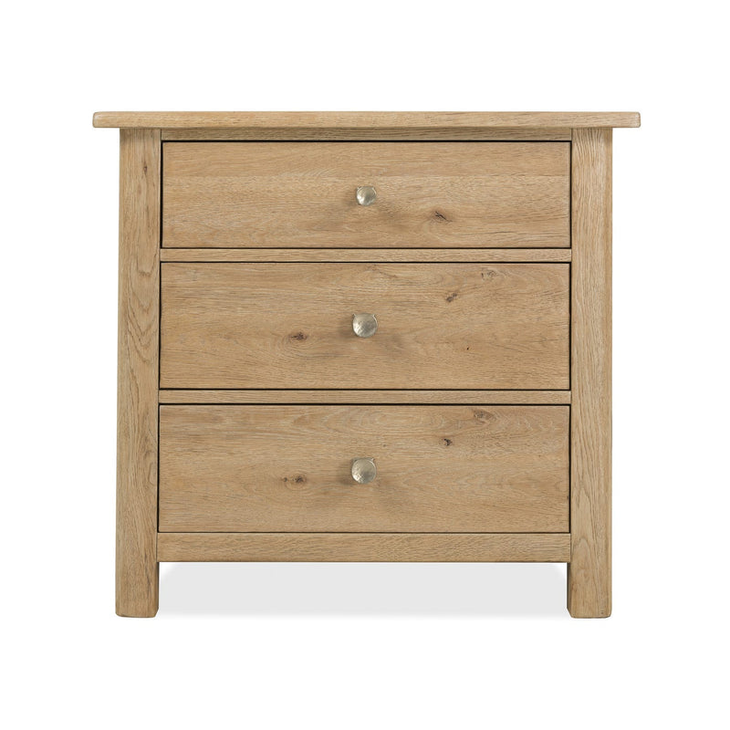 Driftwood Three-Drawer Nightstand - Buckboard