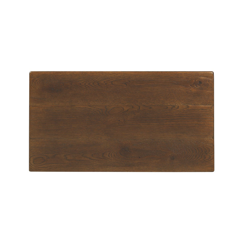 Driftwood Three-Drawer Nightstand - Worn Saddle