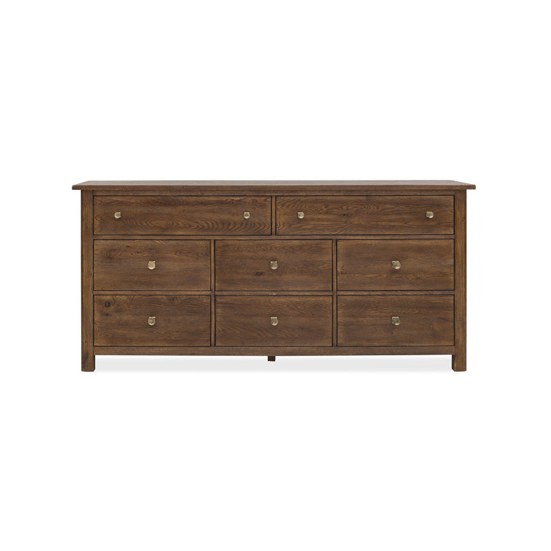 Driftwood Eight-Drawer Dresser - Worn Saddle