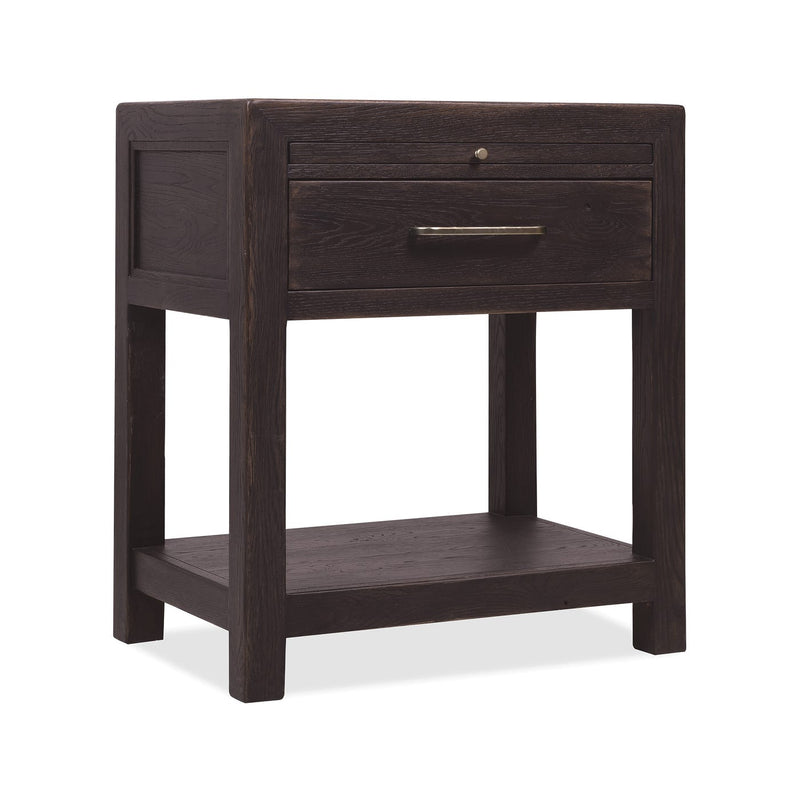 Driftwood One-Drawer Nightstand - Burnt Timber
