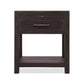 Driftwood One-Drawer Nightstand - Burnt Timber