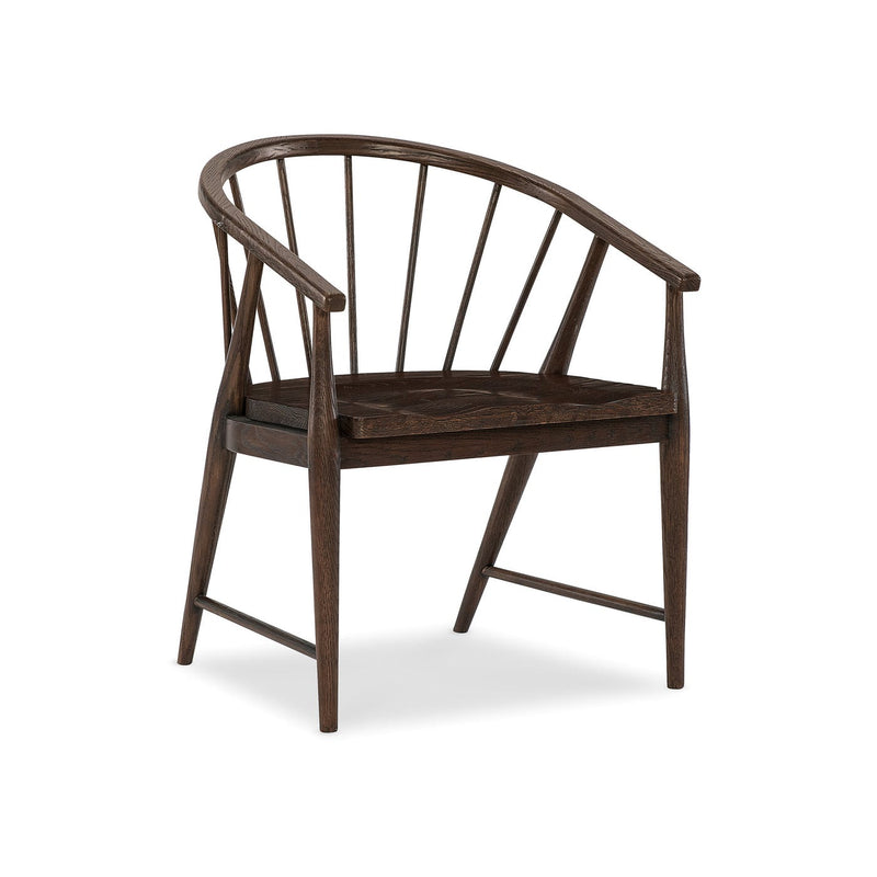 Alto Loma Barrelback Spindle Chair - Sable