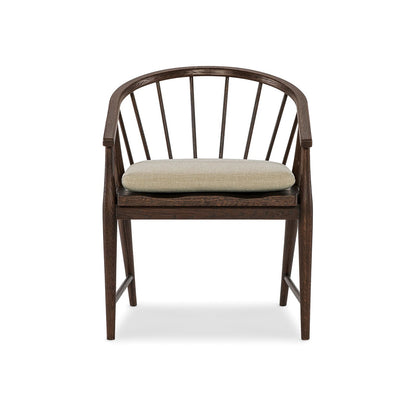 Alto Loma Barrelback Spindle Chair - Sable