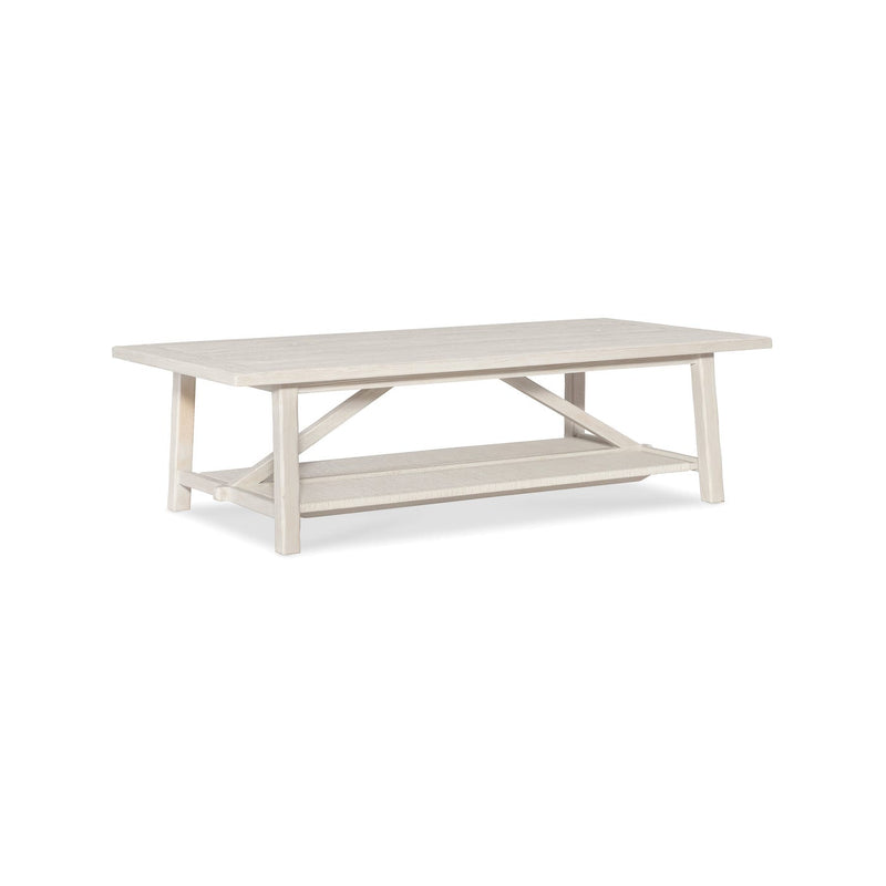 Alto Loma Trestle Cocktail Table - Fresco